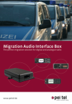 MAIB - Migration Audio Interface Box
pei tel