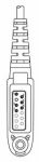Adapter 3M™ PELTOR™ PTT do produktu Motorola™ GP344 J11